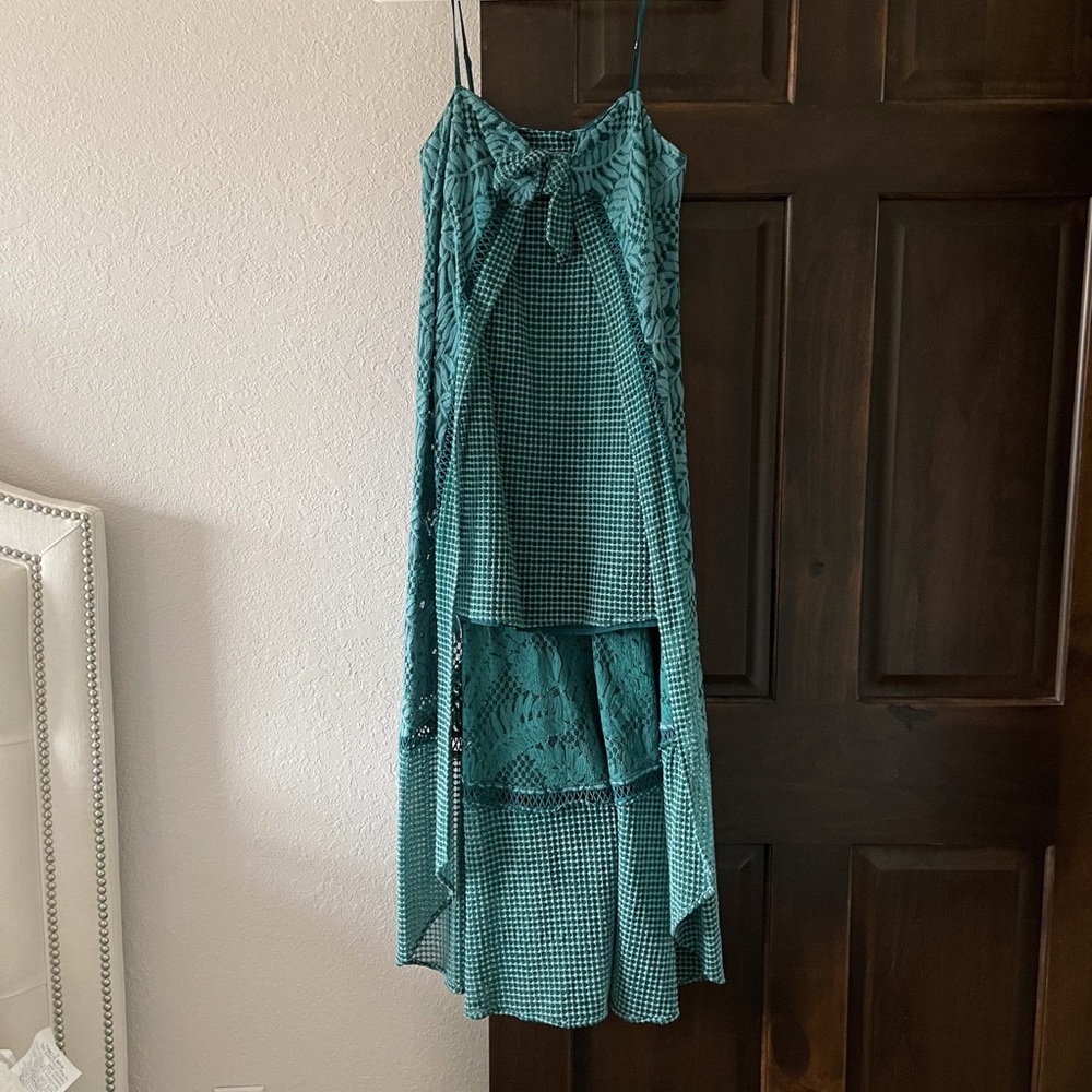 Red Carter perfect condition, lace dress!!